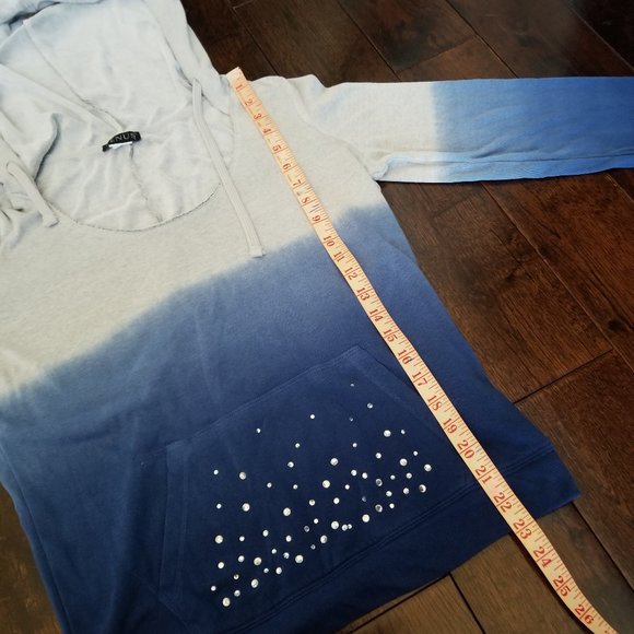 VENUS Blue and Grey Hoodie - Picture 7 of 11